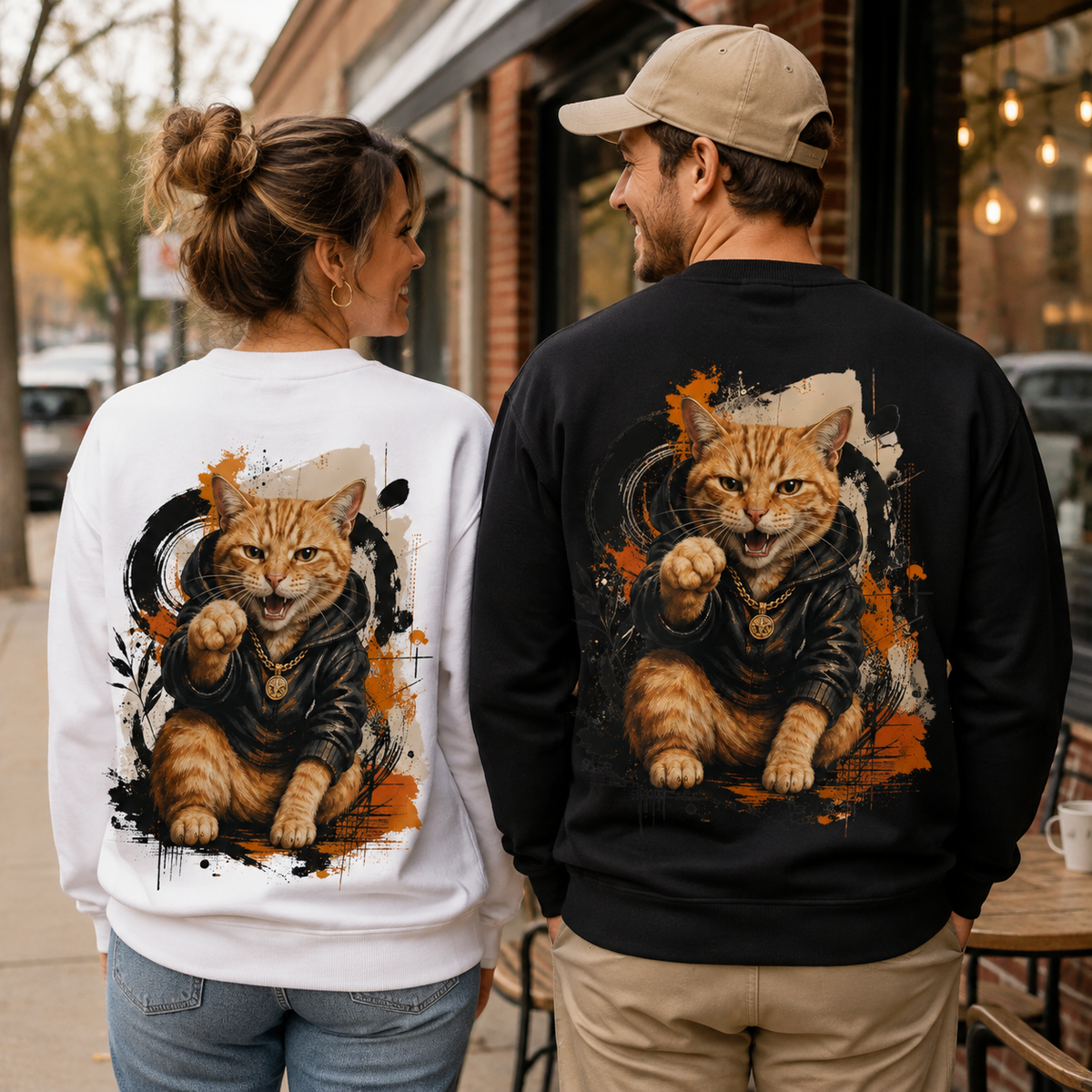 Custom Pet Art Crewneck Sweatshirt