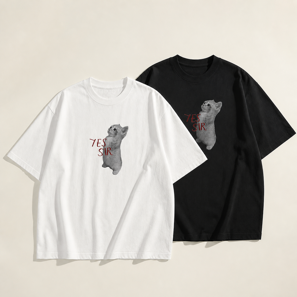Yes Sir Cat Tee