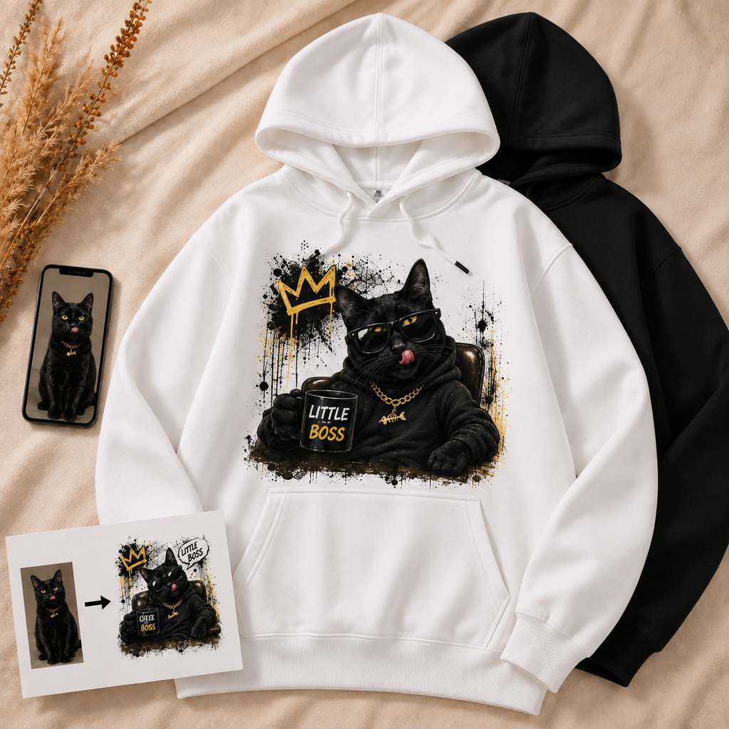 Custom Pet Art Hoodie