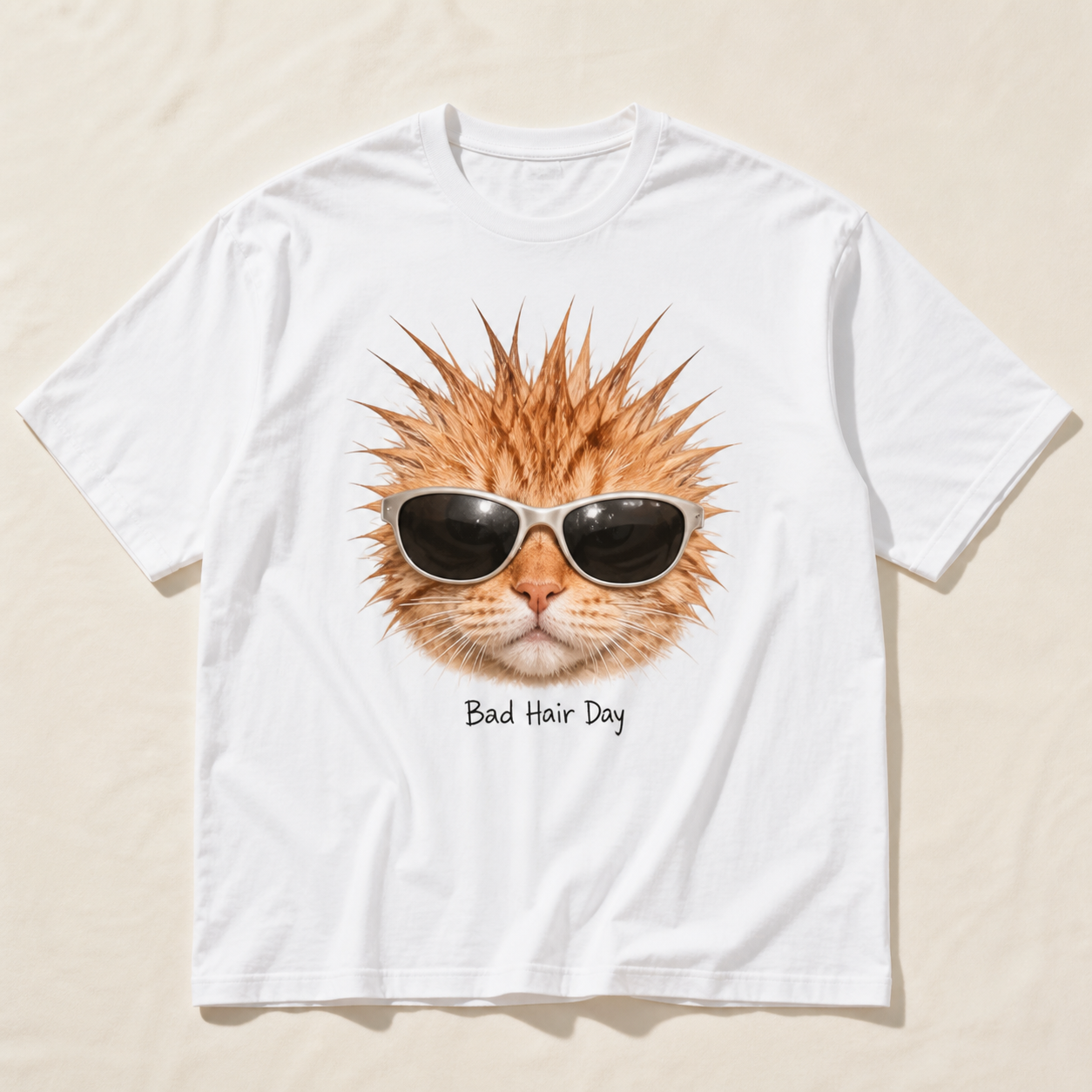 Bad Hair Day Cat Tee