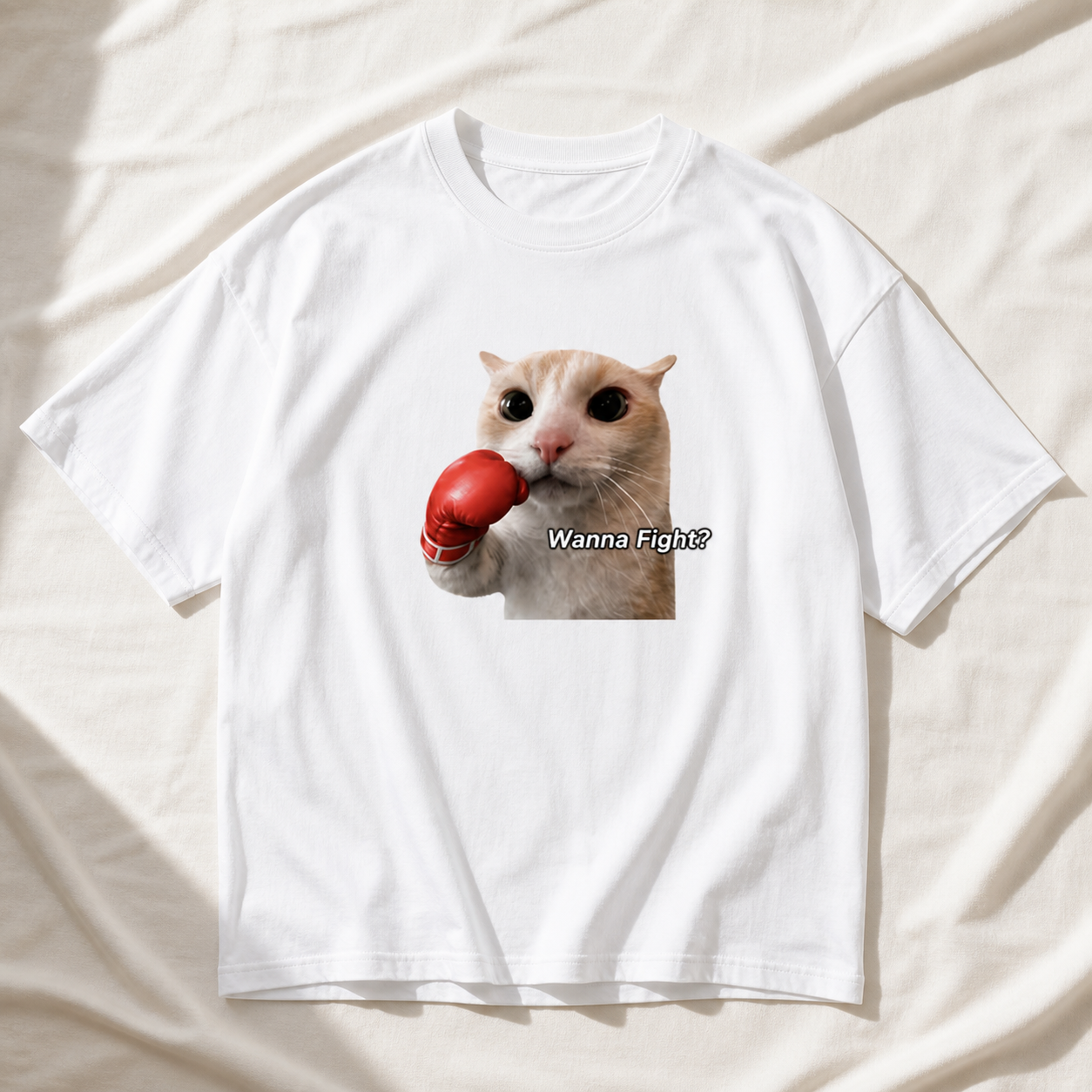 Tiny Boxer Cat Tee