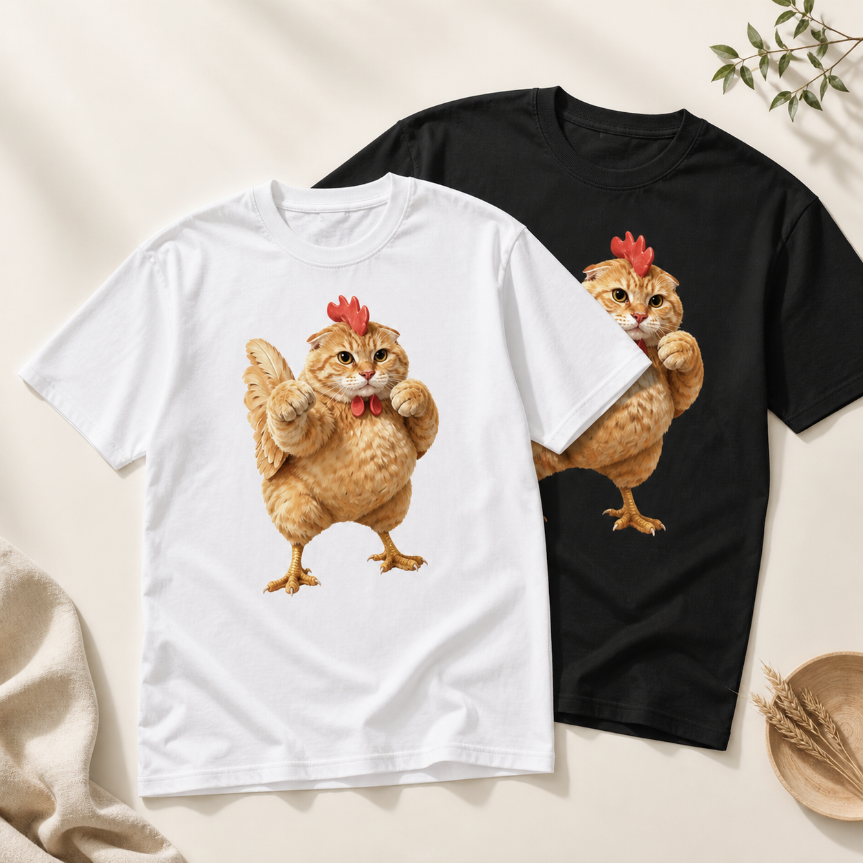 Cluck Cat Tee