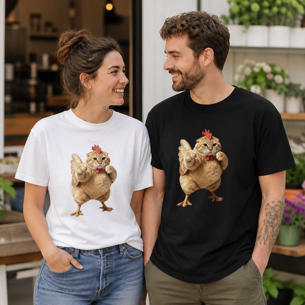 Cluck Cat Tee
