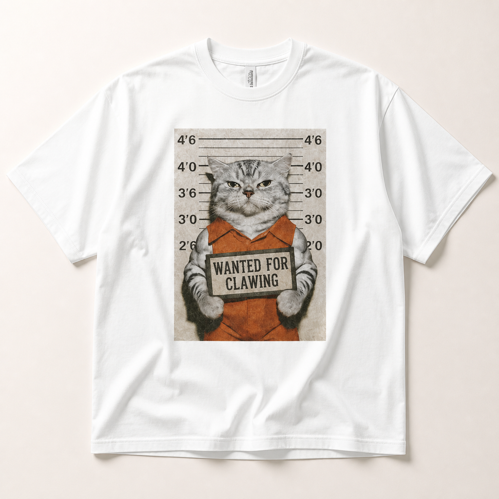 Wanted for Clawing Graphic Tee