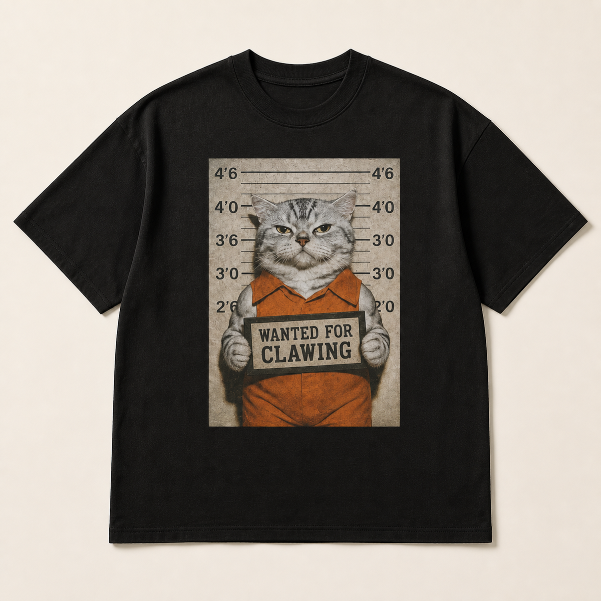 Wanted for Clawing Graphic Tee