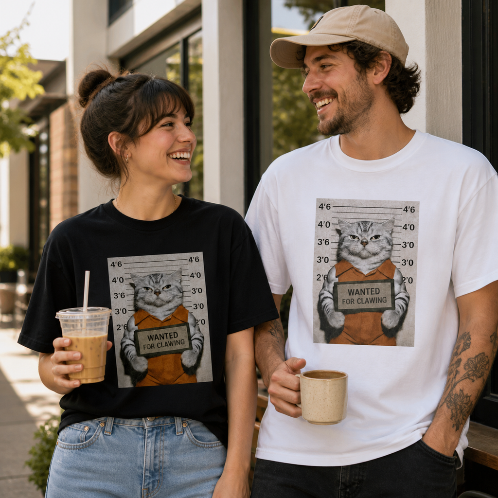 Wanted for Clawing Graphic Tee