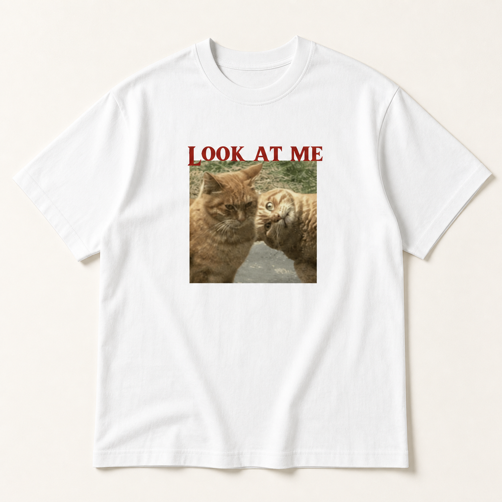 Look at Me Cat Graphic Tee