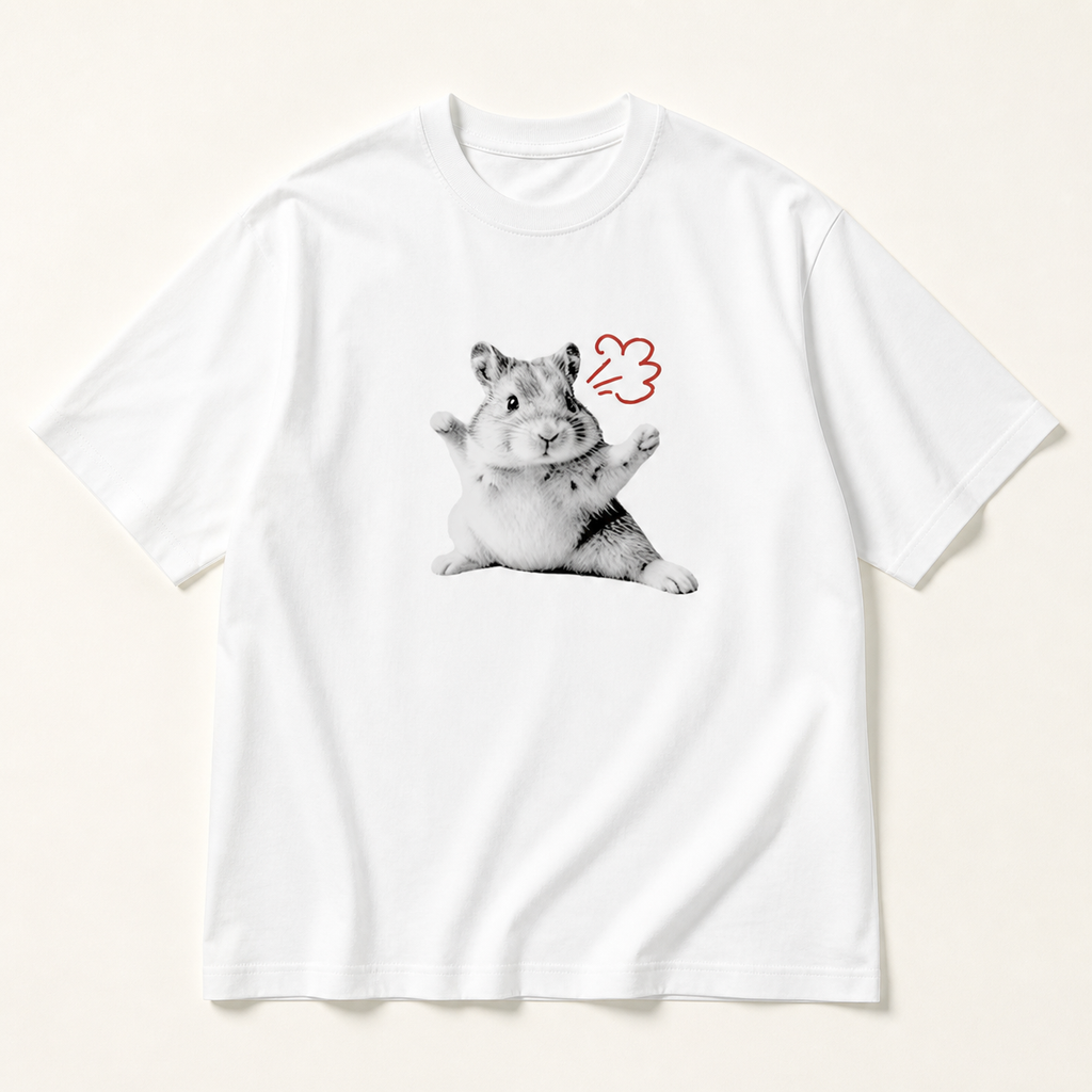 Puff Hamster Graphic Tee