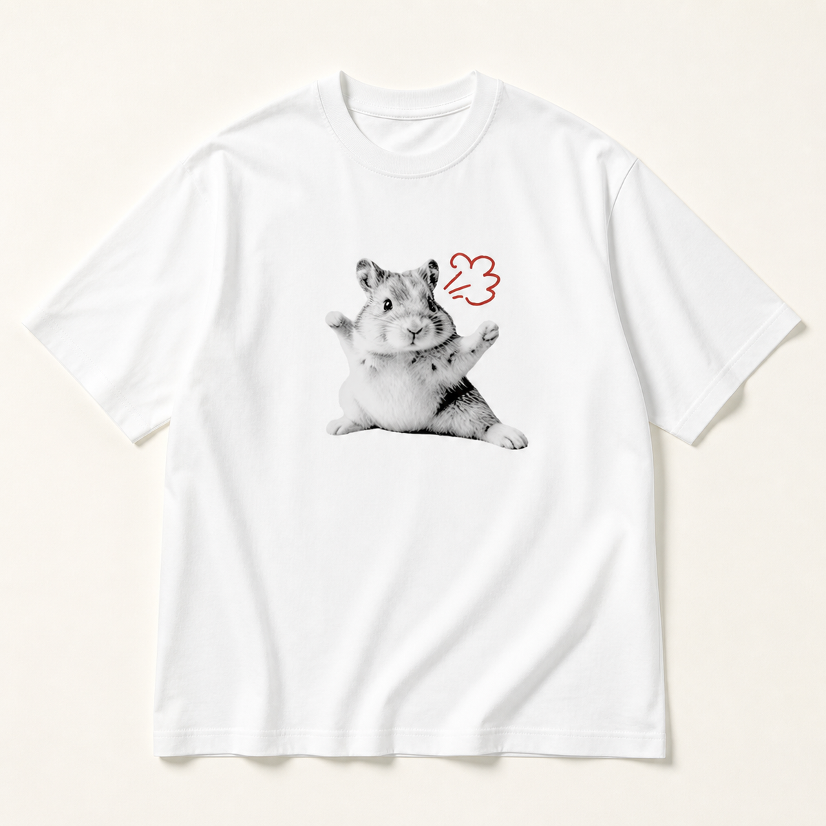 Puff Hamster Graphic Tee