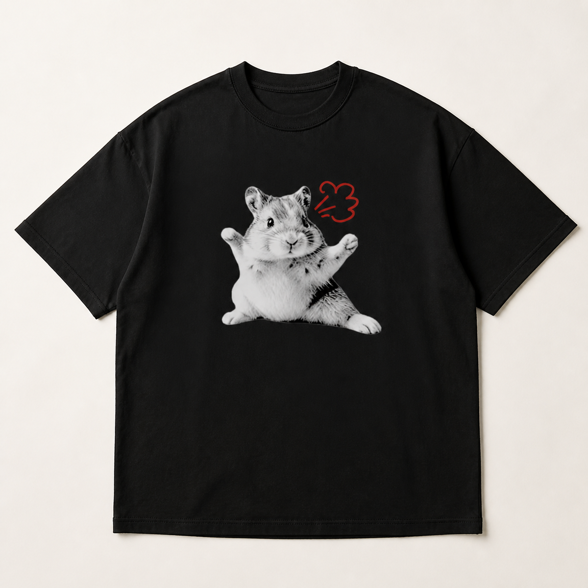 Puff Hamster Graphic Tee
