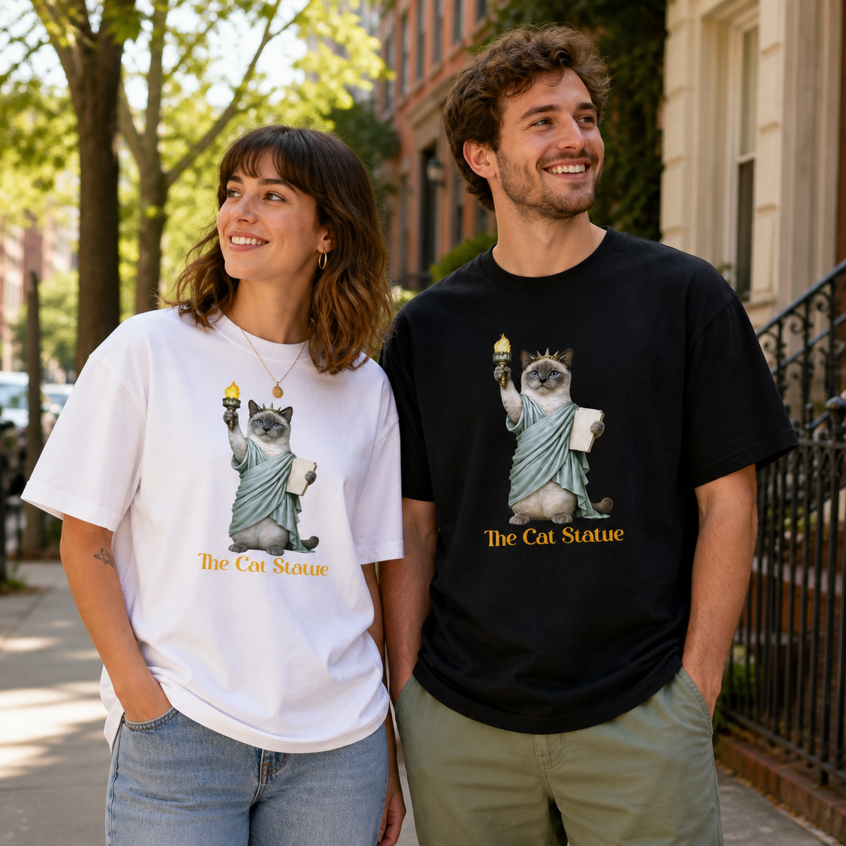The Cat Statue Graphic Tee