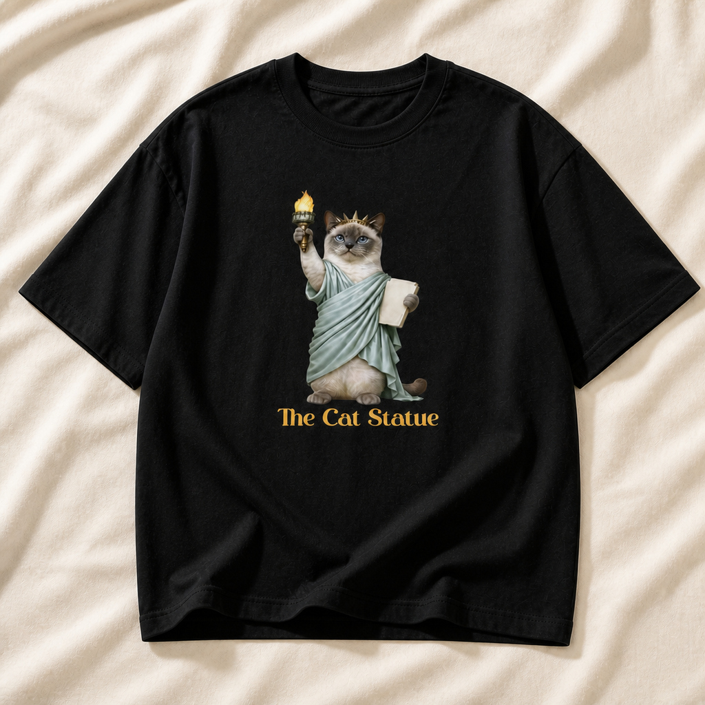 The Cat Statue Graphic Tee