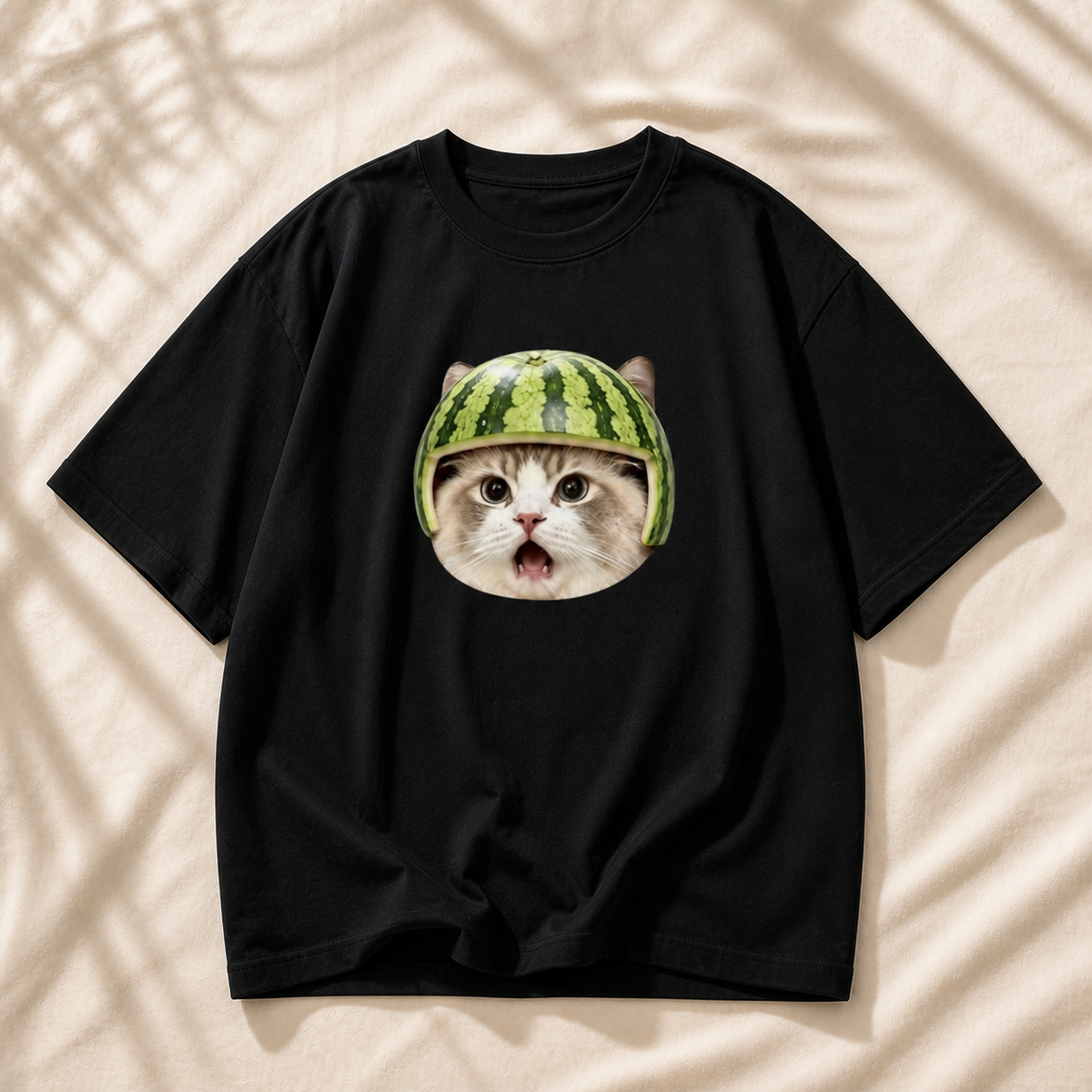Watermelon Cat Graphic Tee